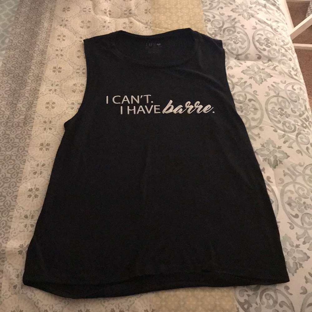 Life by Lexie tank top. Perfect for barre class!